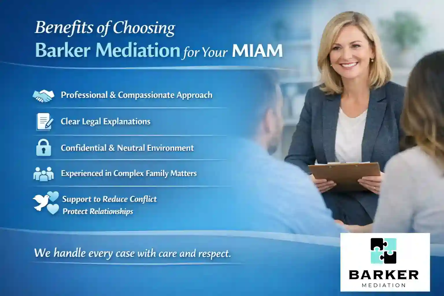 Benefits of Choosing Barker Mediation for Your MIAM Bedfordshire